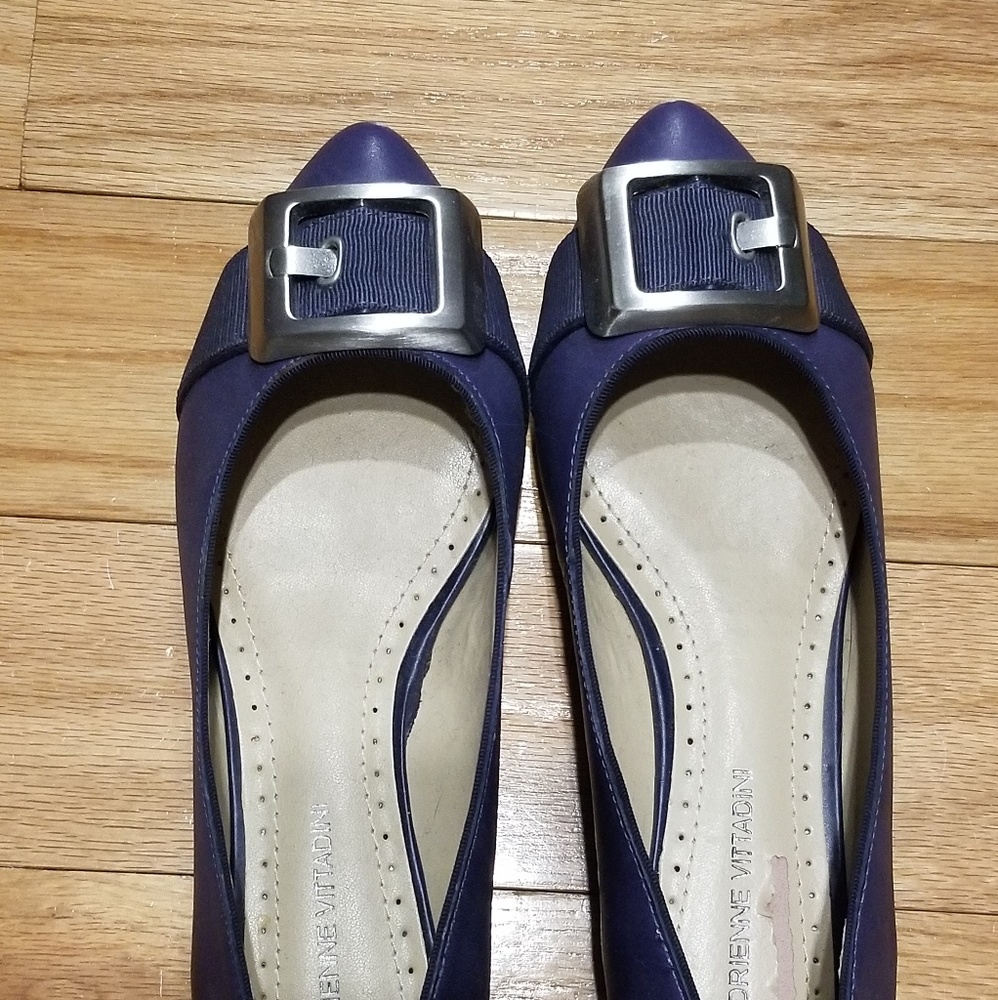 Adrienne Vittadini buckle flats